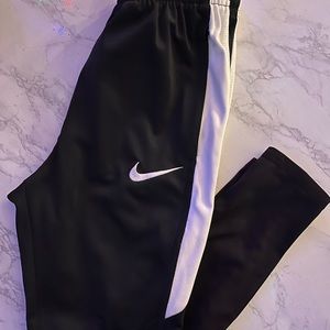 Nike Kids NWOT Black and white track pants